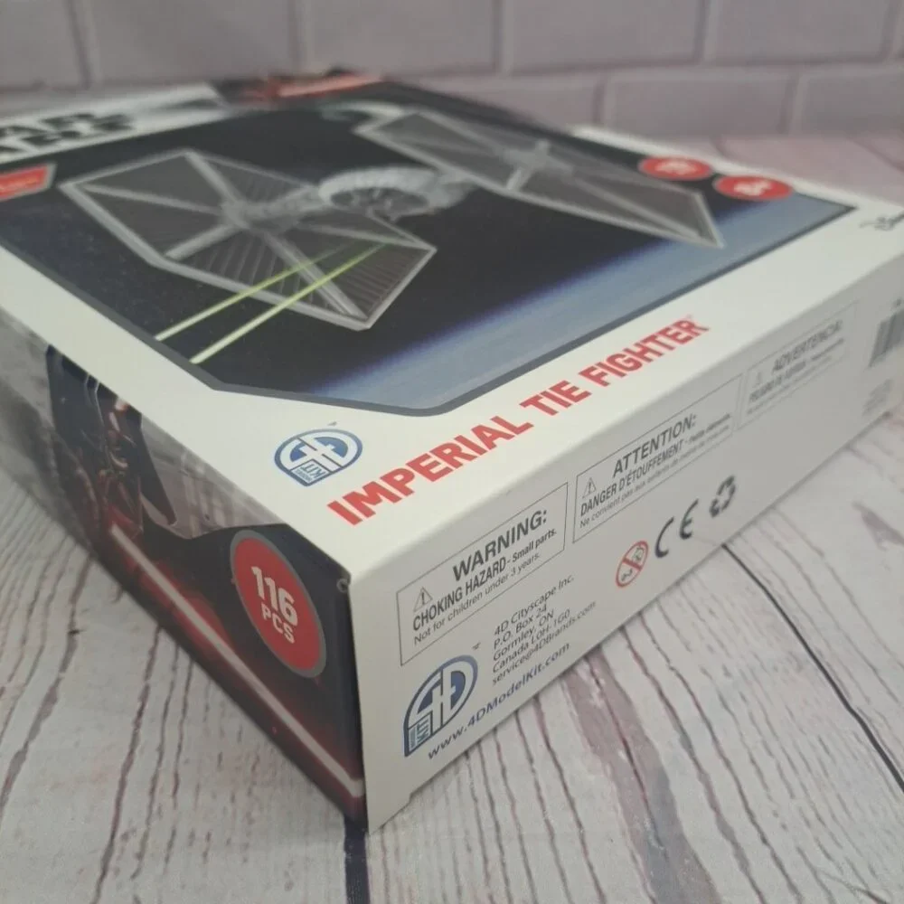 Star‎ Wars Imperial Tie Fighter 4D Puzzle, 116 Piece - Sealed Box